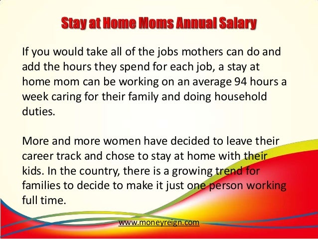 Career ideas for stay at home moms Career ideas for stay at home moms
